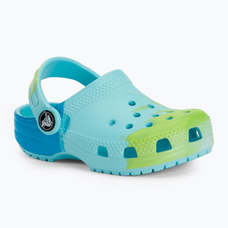 Шльопанці дитячі Crocs Classic Ombre Clog Toddler arctic/multi 2