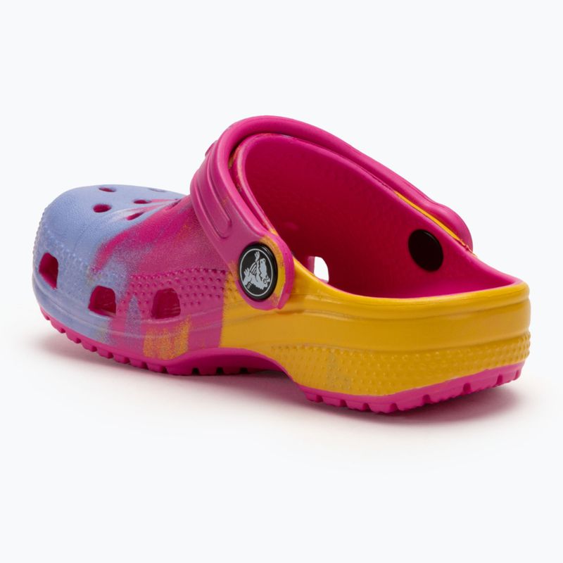 Шльопанці дитячі Crocs Classic Ombre Clog Toddler juice/multi 4