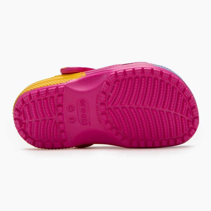 Шльопанці дитячі Crocs Classic Ombre Clog Toddler juice/multi 5