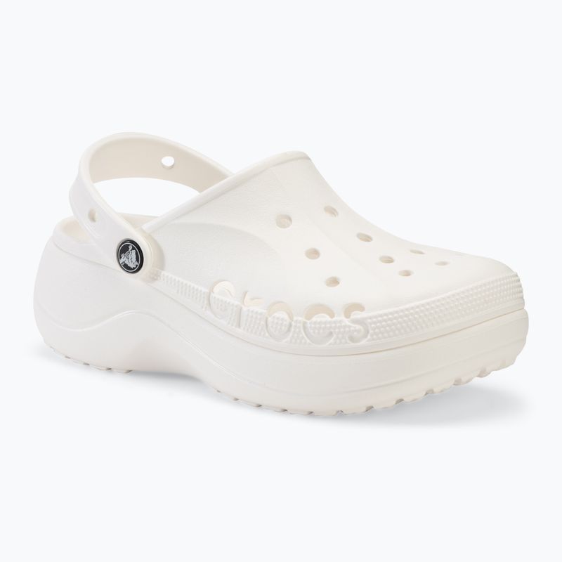 Сабо Crocs Baya на платформі білі 2