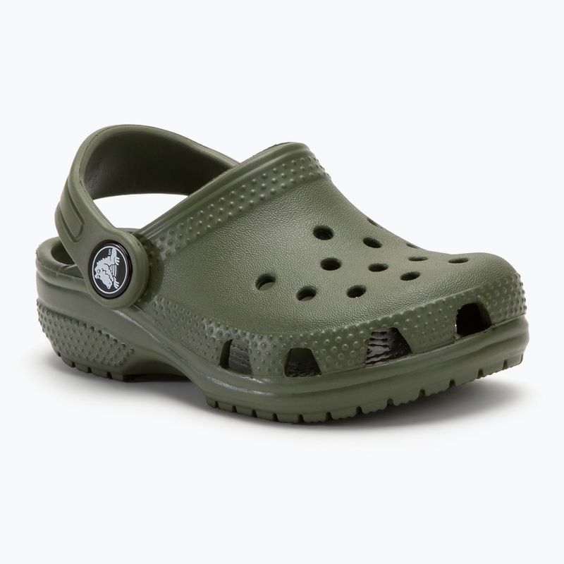 Шльопанці дитячі Crocs Classic Clog Toddler army green 2