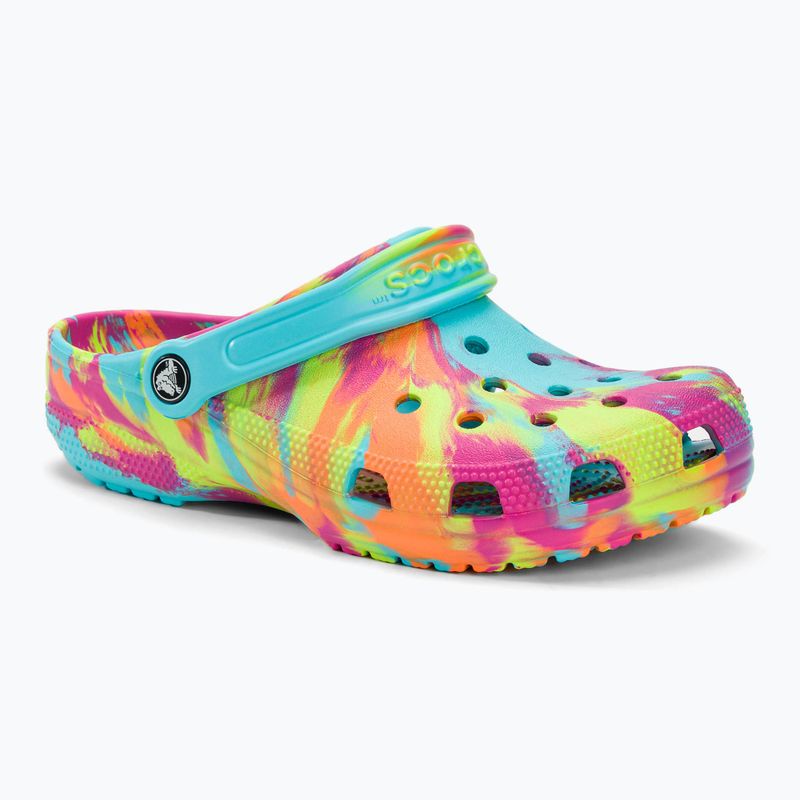 Шльопанці Crocs Classic Marbled Clog neptune/multi