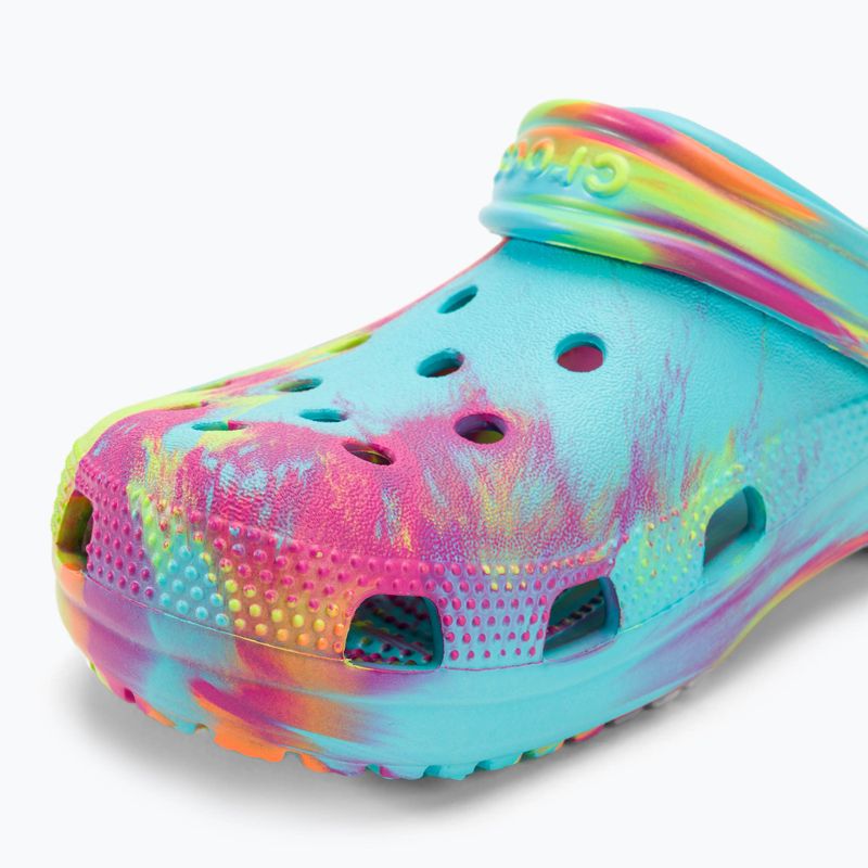 Шльопанці Crocs Classic Marbled Clog neptune/multi 8