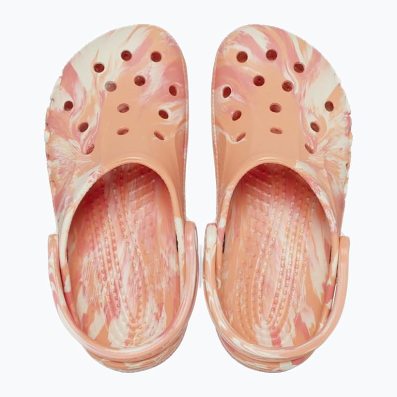 Жіночі шльопанці Crocs Marbled Clog fresco/multi 11