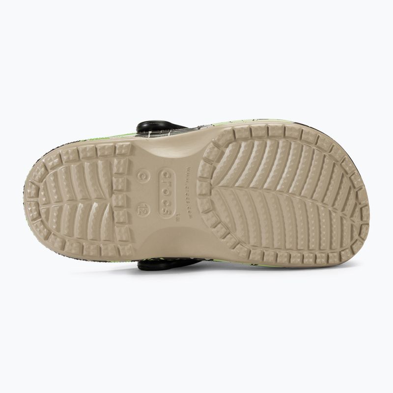 Шльопанці дитячі Crocs Baya Seasonal Printed Clog cobblestone/tropical 5