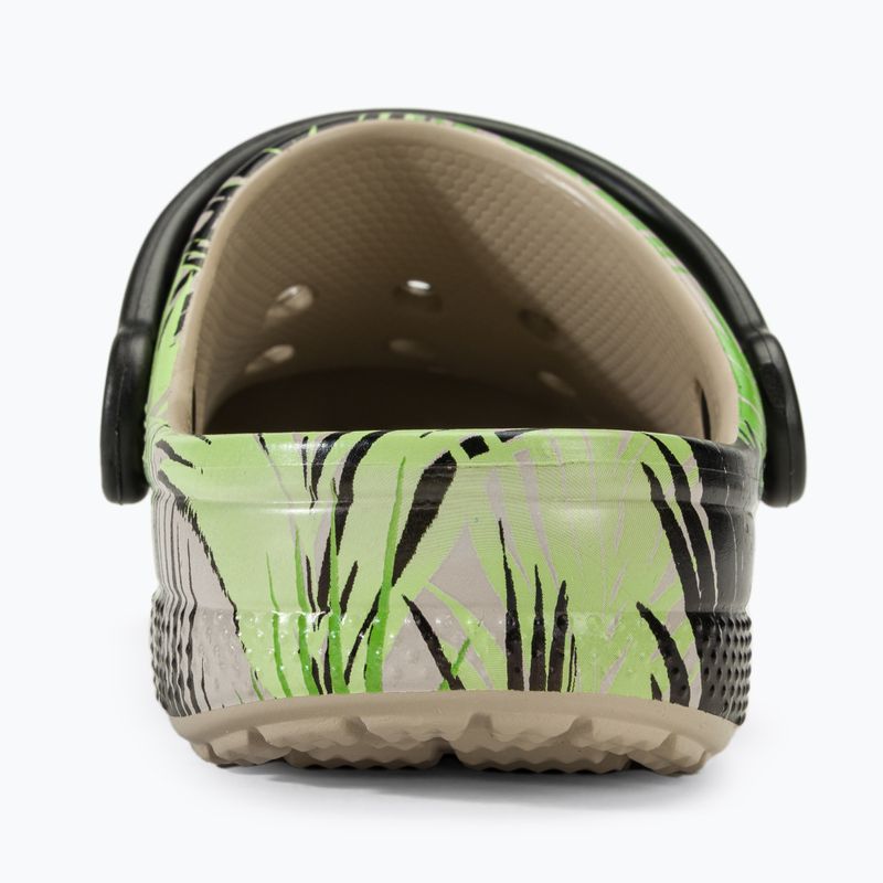Шльопанці дитячі Crocs Baya Seasonal Printed Clog cobblestone/tropical 7