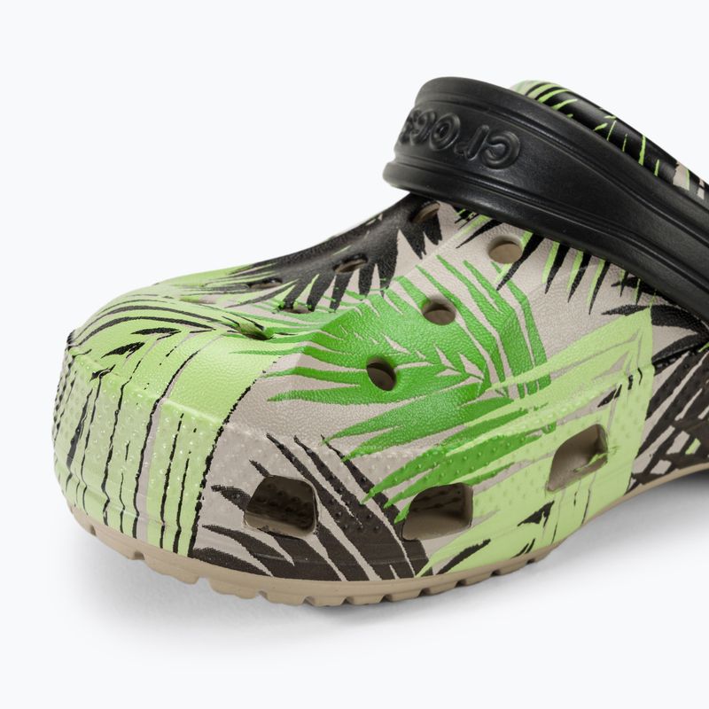 Шльопанці дитячі Crocs Baya Seasonal Printed Clog cobblestone/tropical 8
