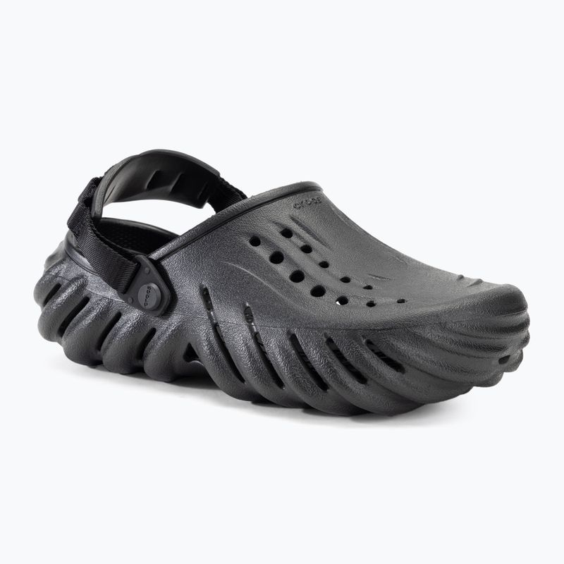 Шльопанці Crocs Echo Clog чорні 2