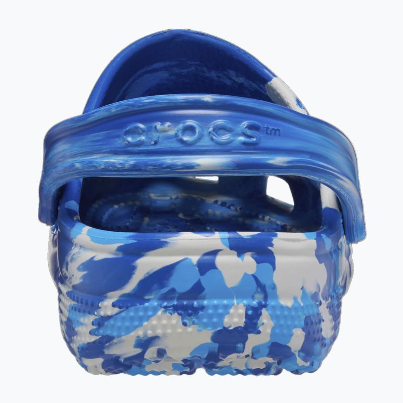 Шльопанці Crocs Classic Marbled Clog сині на болтах/мульти-шльопанці 11