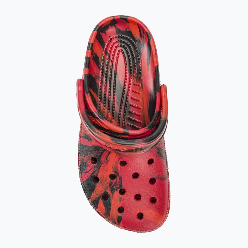 Шльопанці Crocs Classic Marbled Clog перець / чорний 6