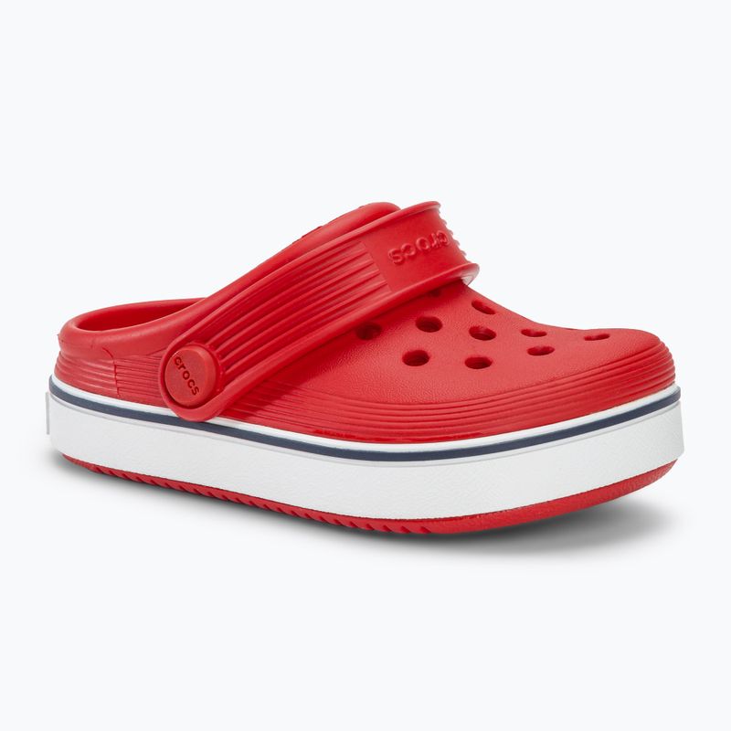 Дитячі шльопанці Crocs Crocband Clog T flame