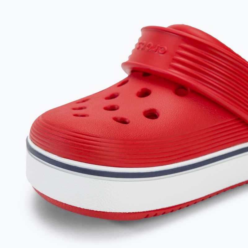 Дитячі шльопанці Crocs Crocband Clog T flame 8