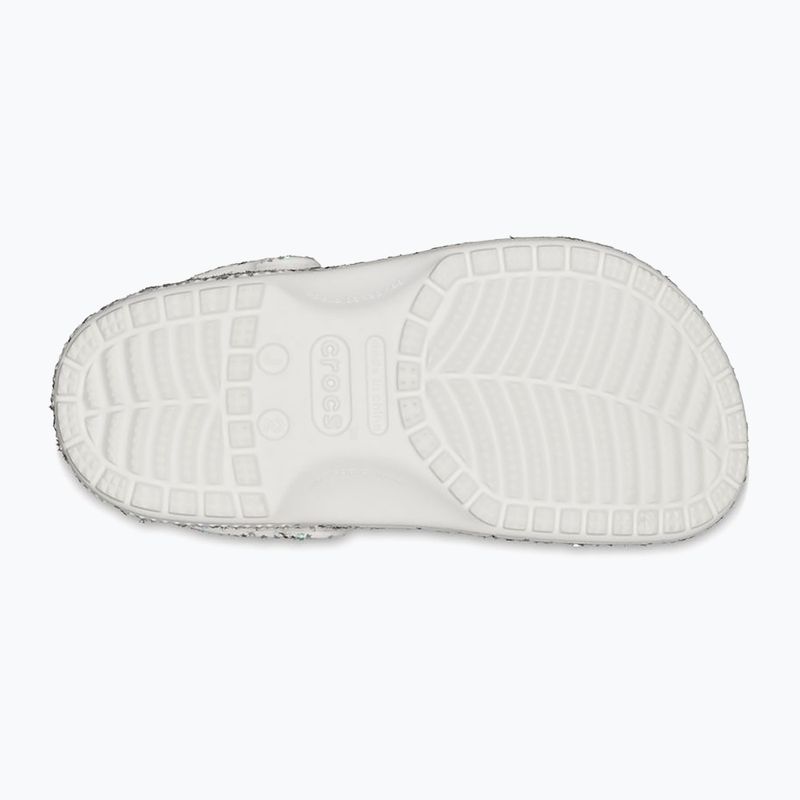 Дитячі шльопанці Crocs Classic Starry Glitter білі 13