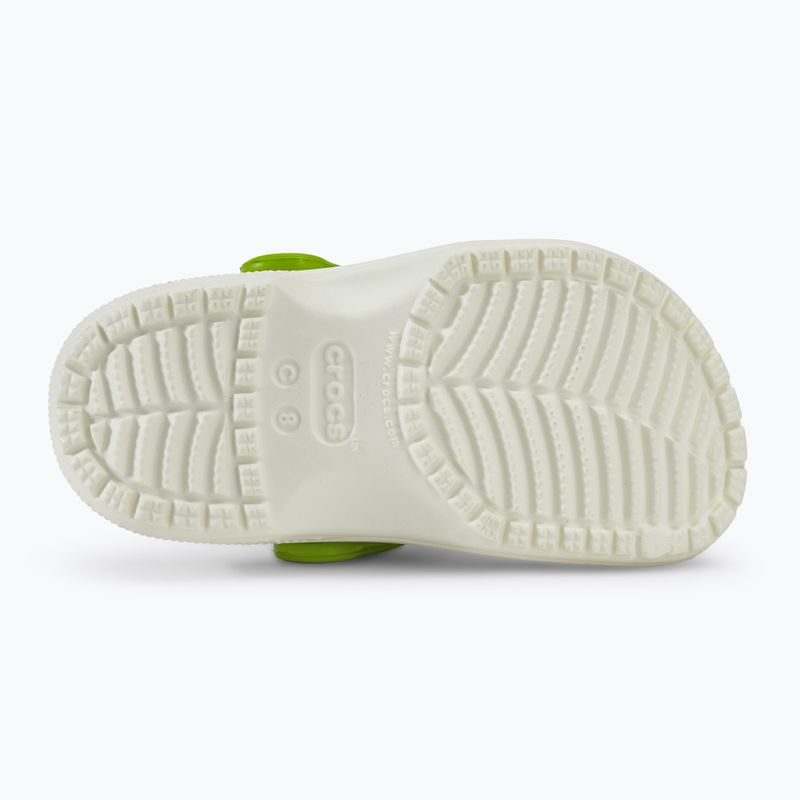 Дитячі шльопанці Crocs Classic Glow Alien різнокольорові 5