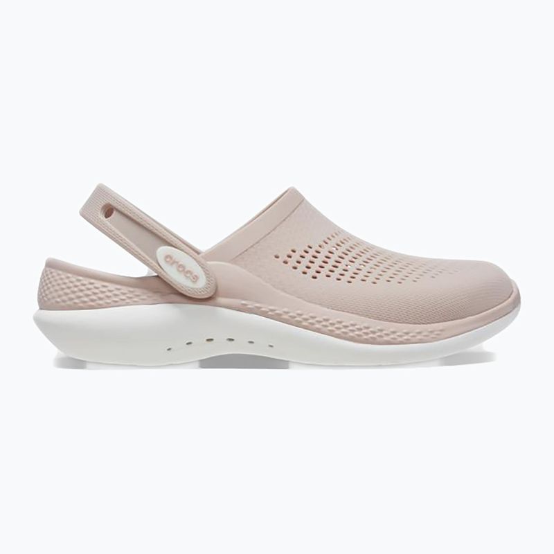 Шльопанці жіночі Crocs LiteRide 360 Clog pink clay/white 2