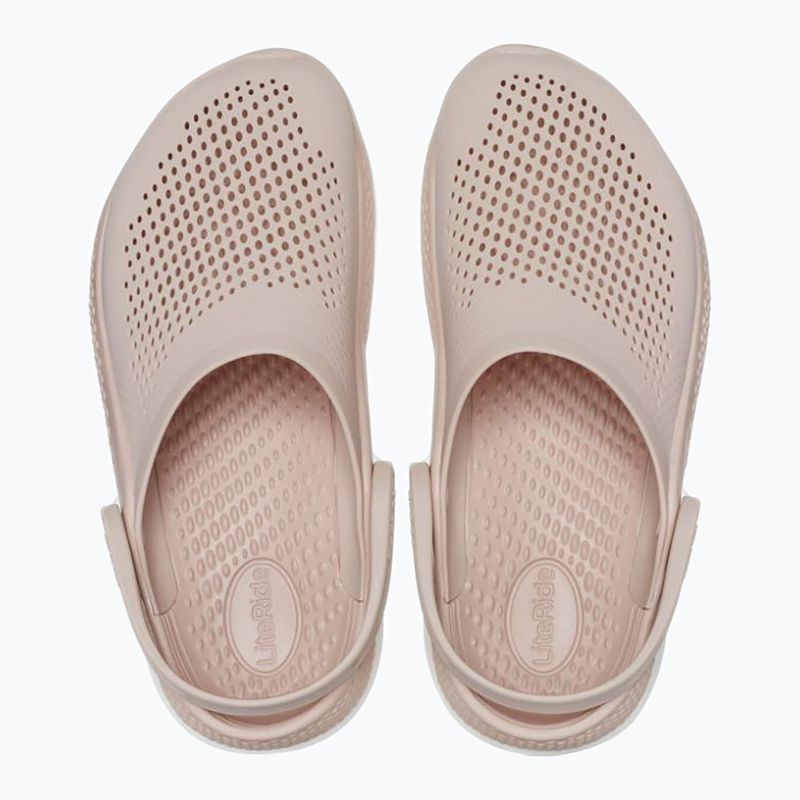 Шльопанці жіночі Crocs LiteRide 360 Clog pink clay/white 3