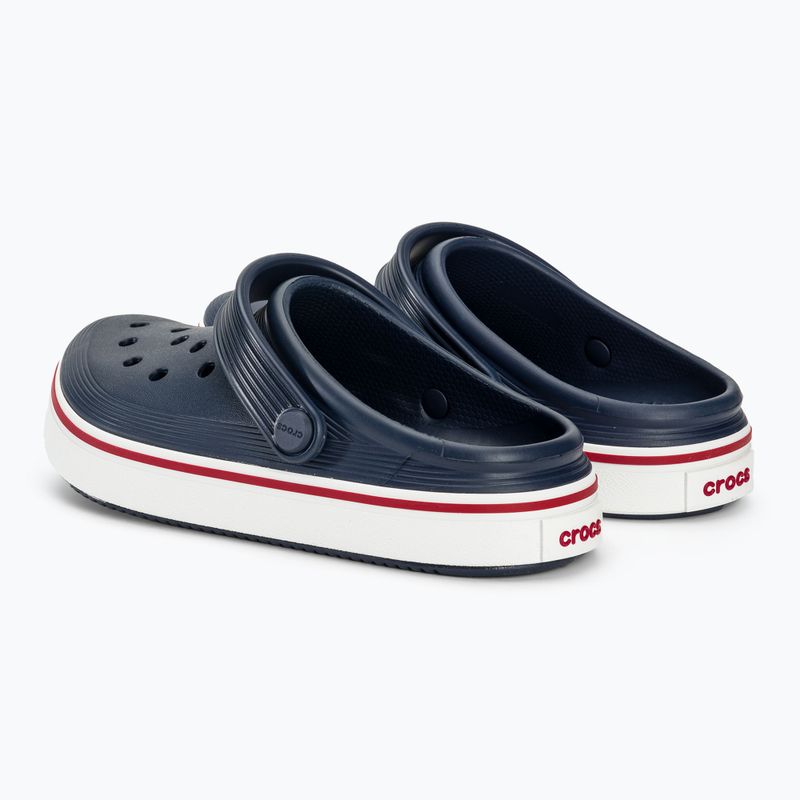 Дитячі шльопанці Crocs Crocband Clean Of Court Clog 208477 темно-синій/перець 4