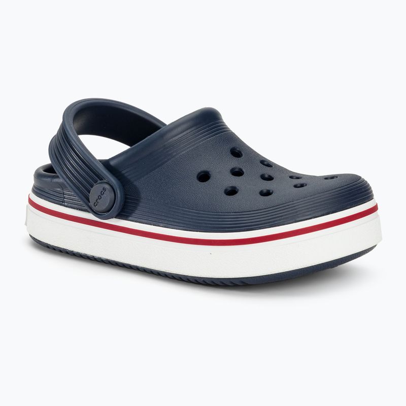 Дитячі шльопанці Crocs Crocband Clean Of Court Clog темно-синій/перець 2