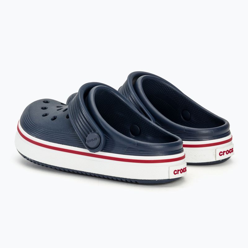 Дитячі шльопанці Crocs Crocband Clean Of Court Clog темно-синій/перець 4