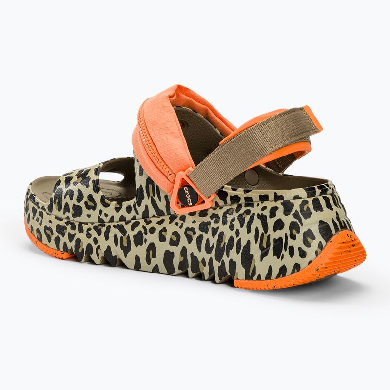 Босоніжки Crocs Hiker Xscape Animal хакі/леопардовий 3