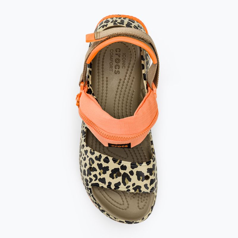 Босоніжки Crocs Hiker Xscape Animal хакі/леопардовий 5
