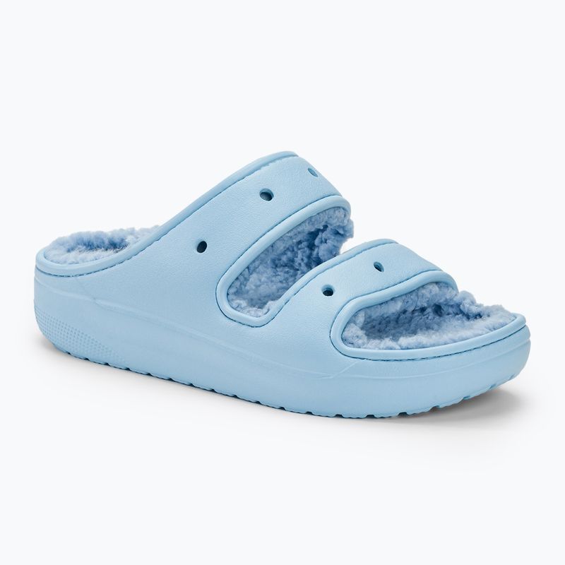 Шльопанці Crocs Classic Cozzzy сині кальцитові шльопанці