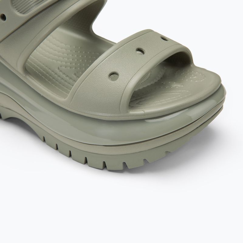 Сандалі жіночі Crocs Mega Crush elephant grey 8