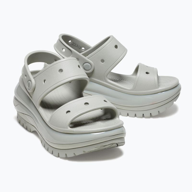 Сандалі жіночі Crocs Mega Crush elephant grey 14
