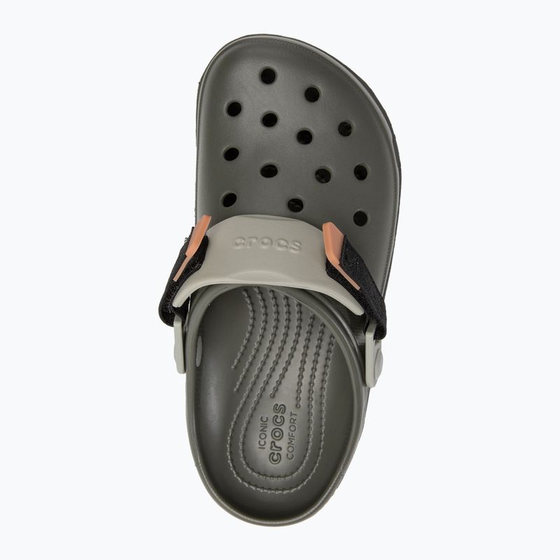 Шльопанці Crocs All Terrain dusty olive/multicolor 6