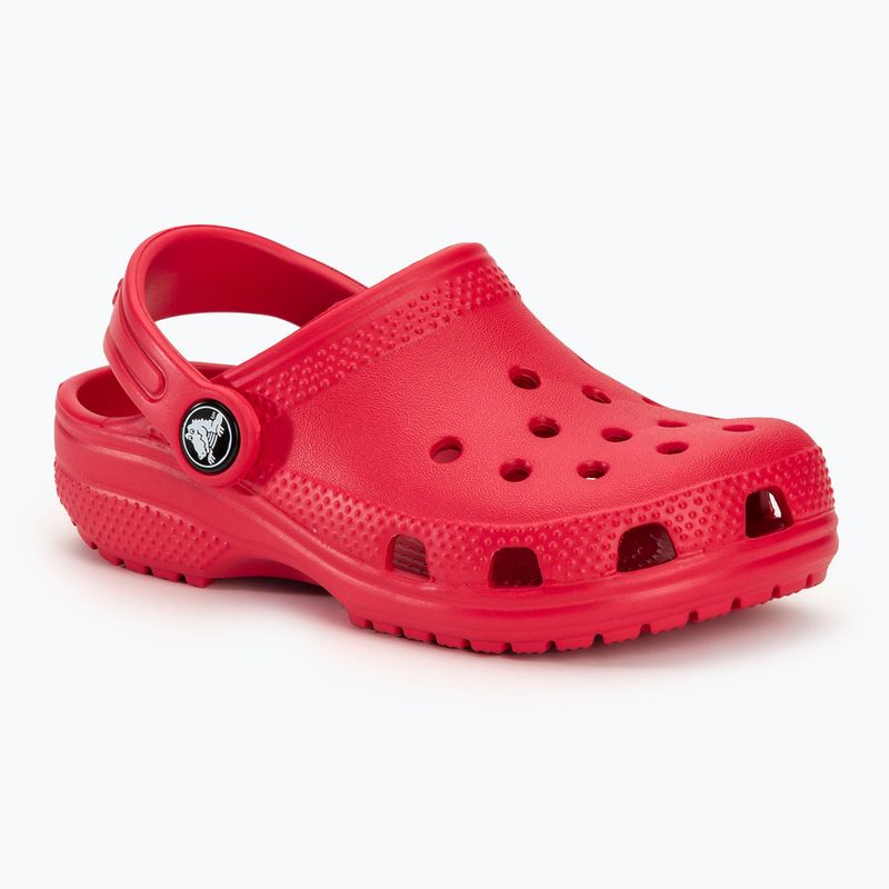 Дитячі шльопанці Crocs Classic Clog T varsity червоні 2