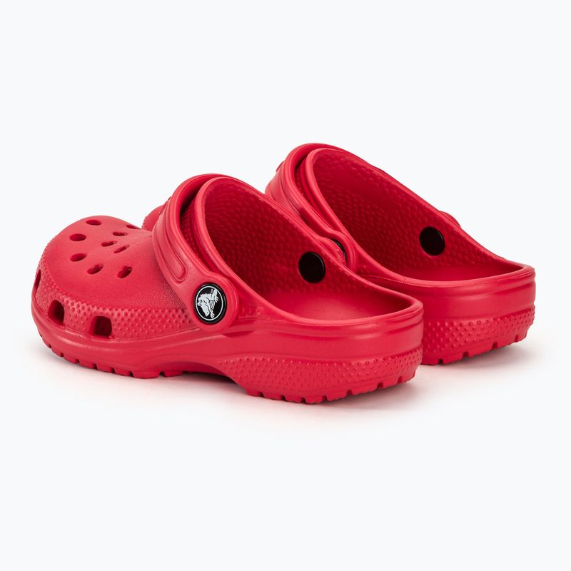 Дитячі шльопанці Crocs Classic Clog T varsity червоні 4