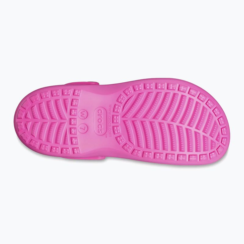 Шльопанці Crocs Baya Platform Clog electric pink 2