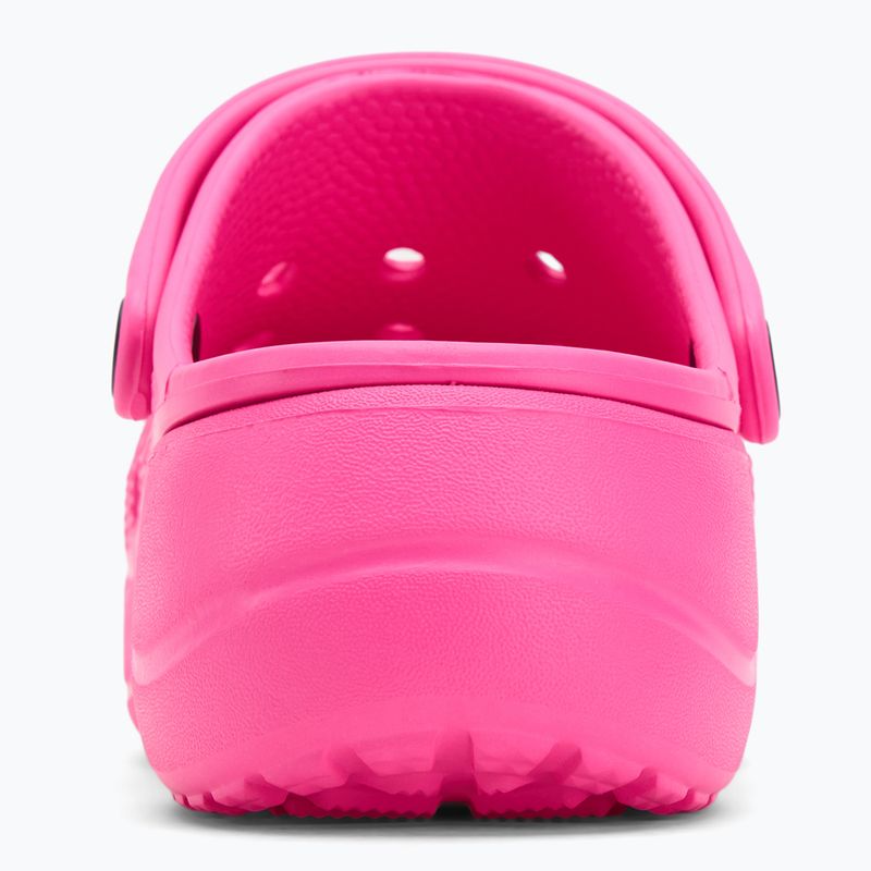 Шльопанці Crocs Baya Platform Clog electric pink 7