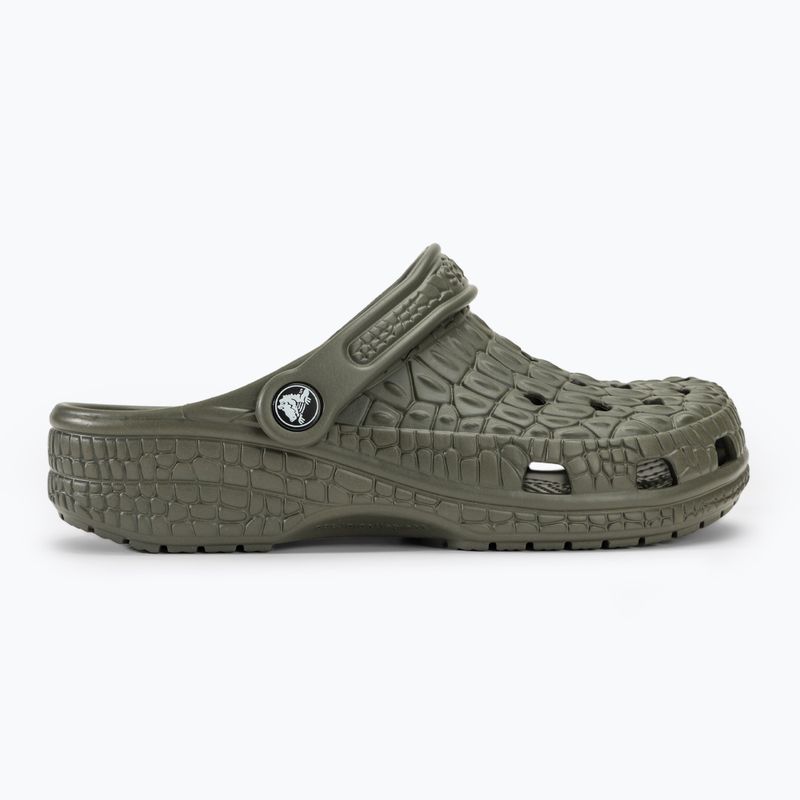 Шльопанці Crocs Classic Crocskin пильно-оливкові 3