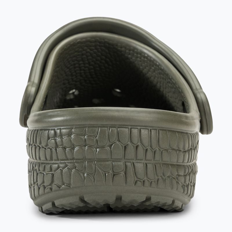 Шльопанці Crocs Classic Crocskin пильно-оливкові 7