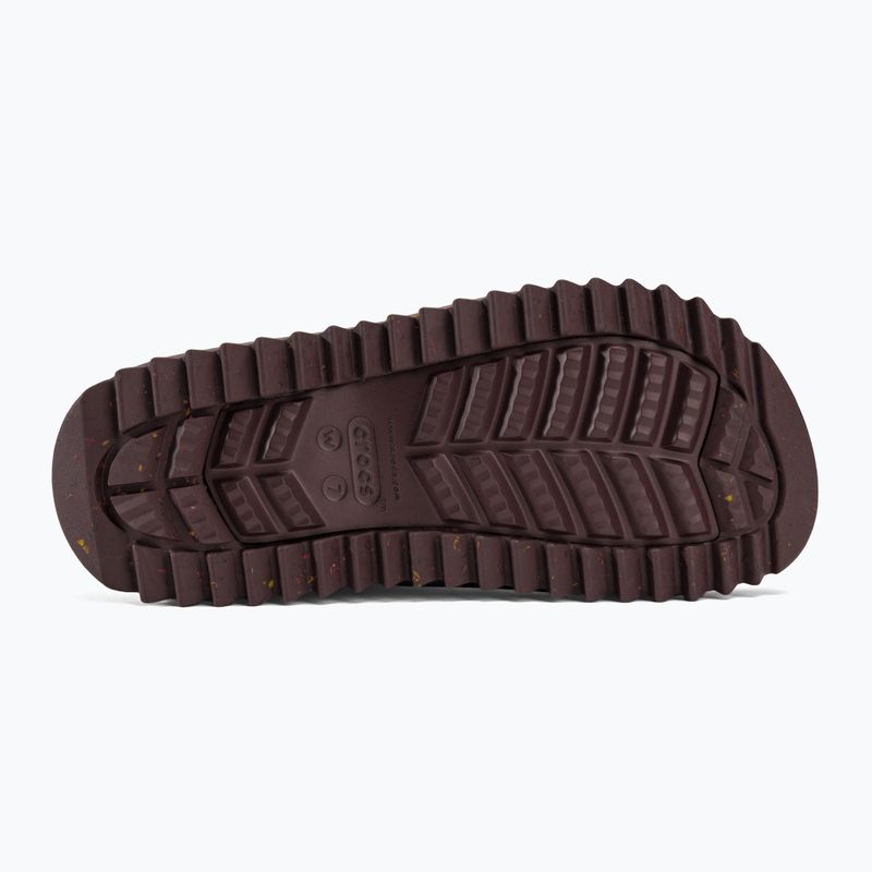 Жіночі снігоступи Crocs Classic Neo Puff Luxe темно-вишневого кольору 4