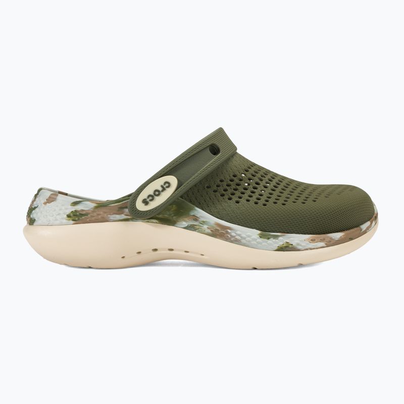 Шльопанці Crocs LiteRide 360 Marbled Clog армійські зелені/мульти 3