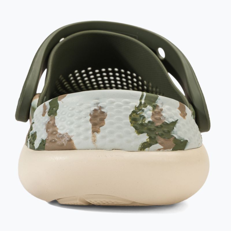 Шльопанці Crocs LiteRide 360 Marbled Clog армійські зелені/мульти 7