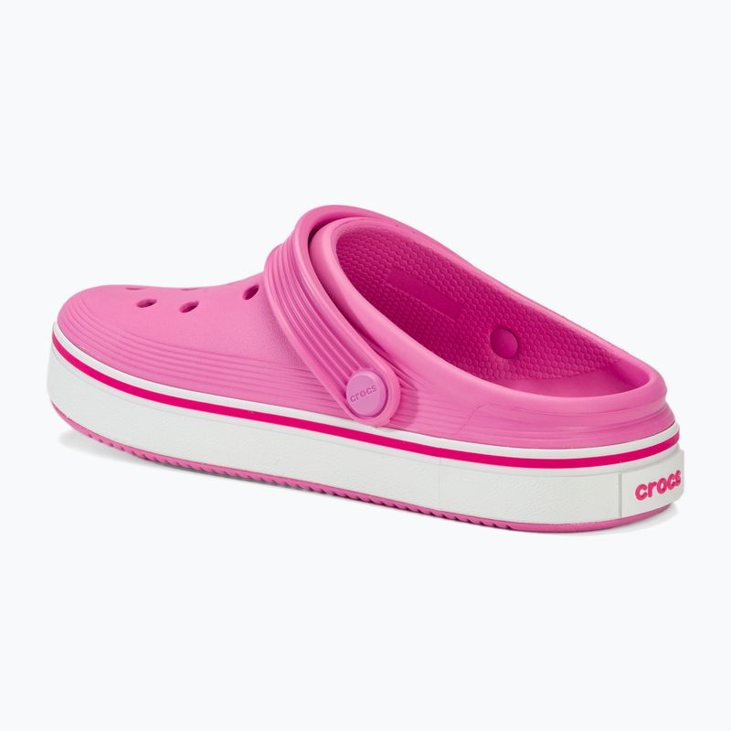 Шльопанці дитячі Crocs Crocband Clean Off Court Clog taffy pink 4