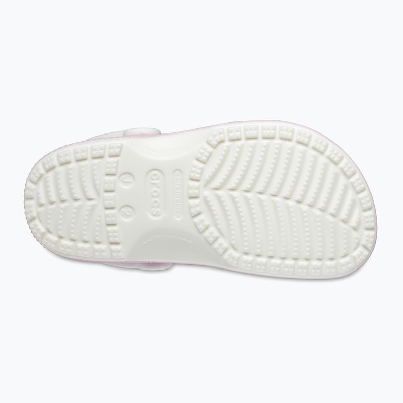 Дитячі шльопанці Crocs Classic Glow in the Dark фламінго 13