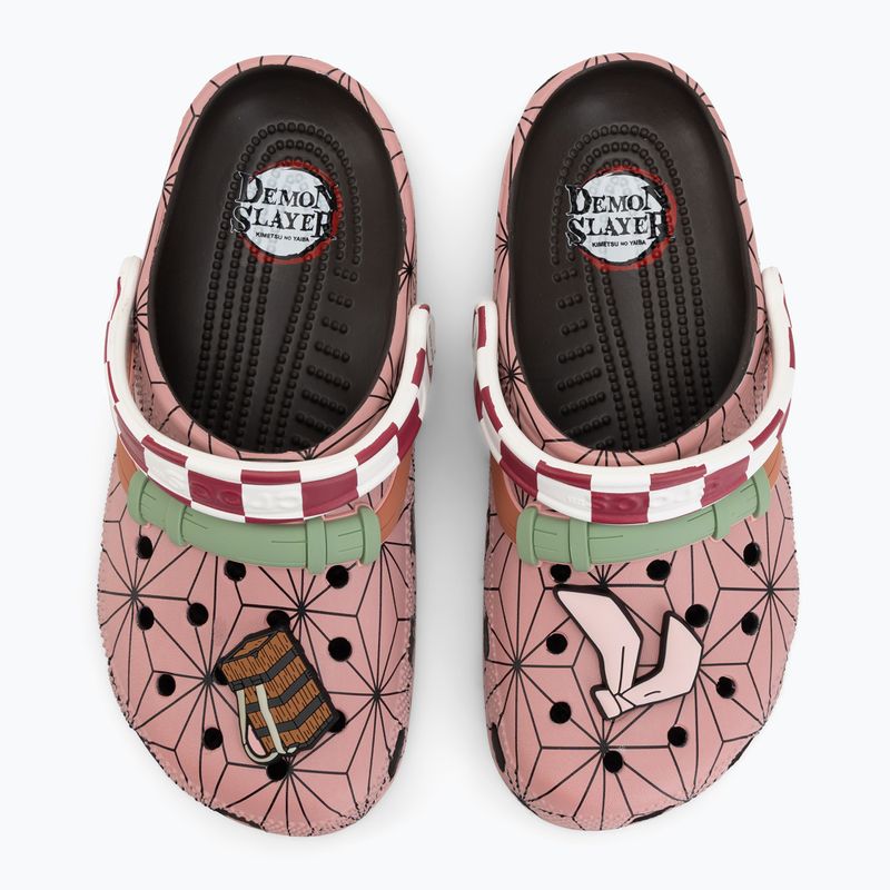 Шльопанці Crocs Classic Demon Slayer espresso 6