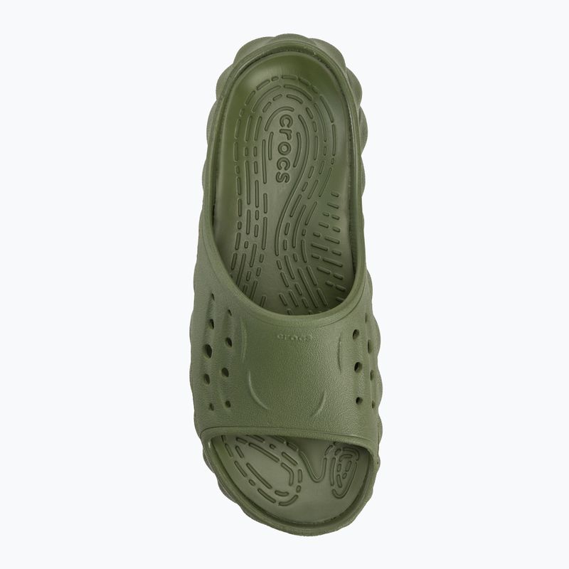 Шльопанці Crocs Echo Slide army green 5