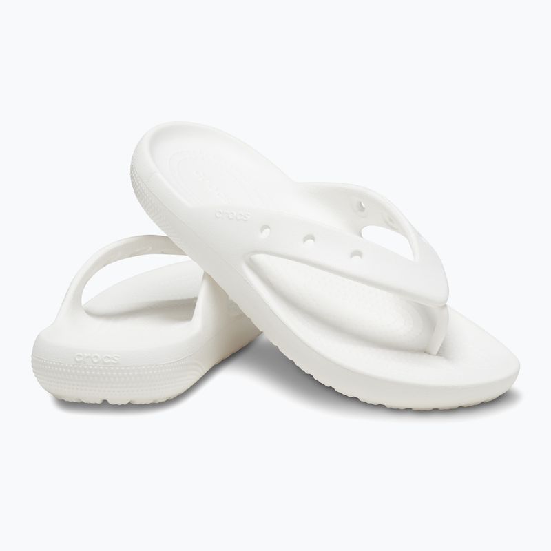 Шльопанці Crocs Classic Flip V2 білі 8