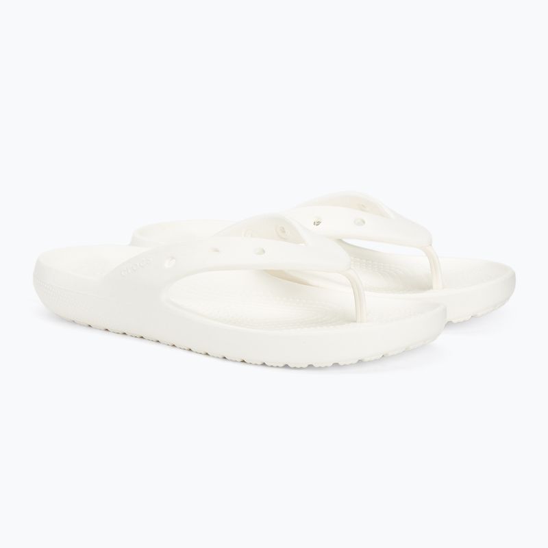 Шльопанці Crocs Classic Flip V2 білі 4
