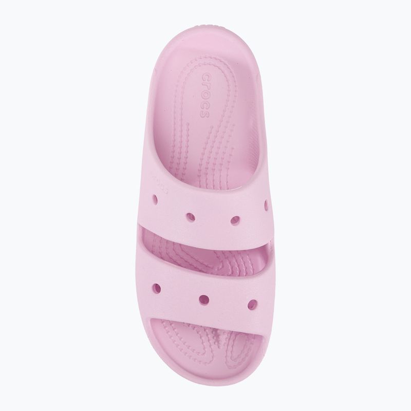 Жіночі шльопанці Crocs Classic Sandal V2 ballerina рожеві 6