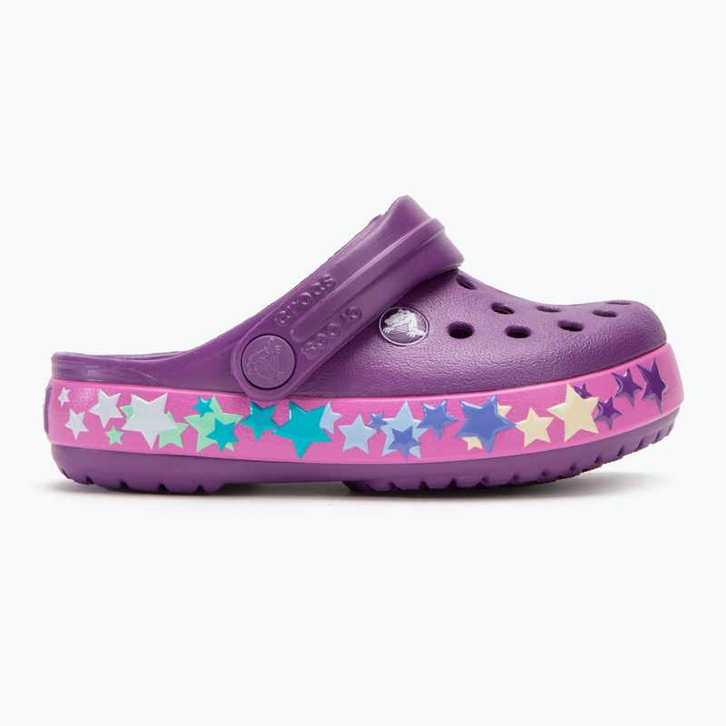 Шльопанці дитячі Crocs Crocband Lights Clog Toddler amethyst 3