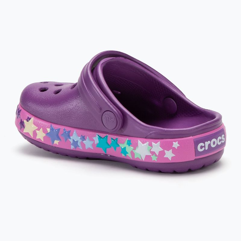 Шльопанці дитячі Crocs Crocband Lights Clog Toddler amethyst 4