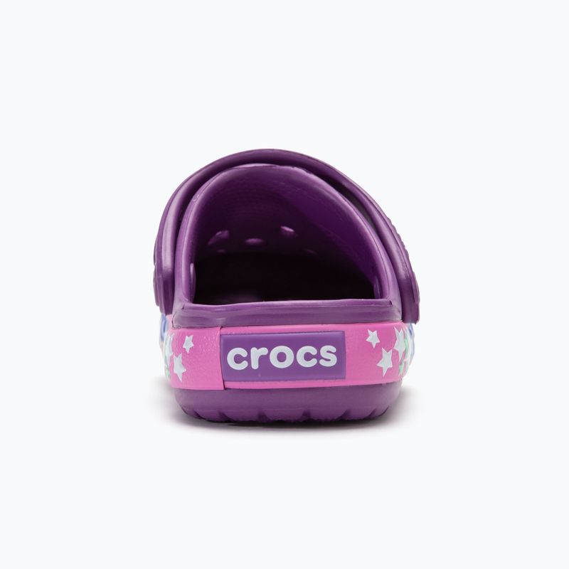 Шльопанці дитячі Crocs Crocband Lights Clog Toddler amethyst 7