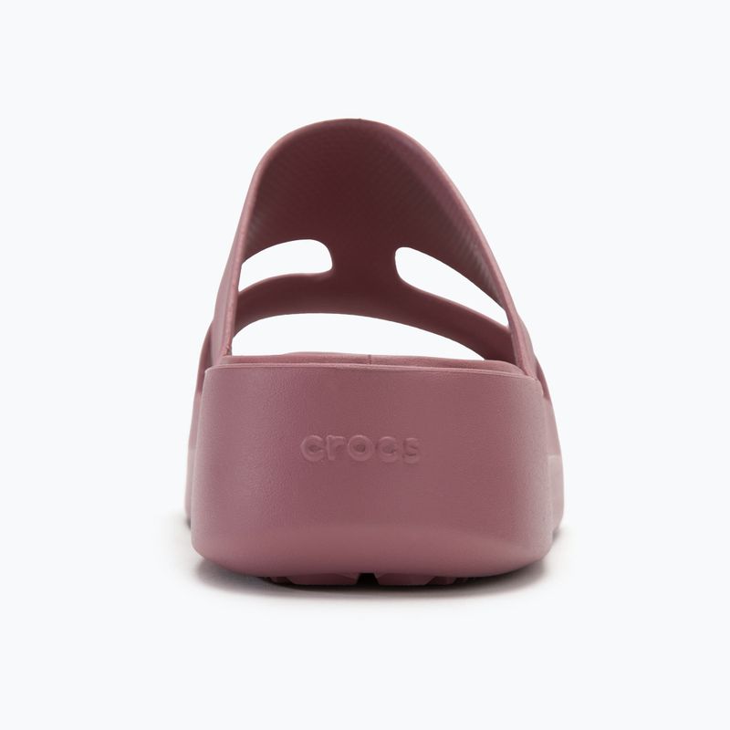 Шльопанці жіночі Crocs Gateway Platform H-Strap cassis 6