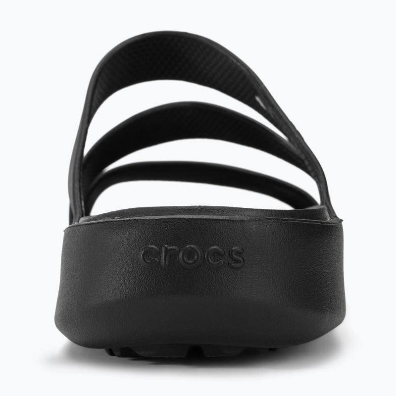 Шльопанці на ремінцях Crocs Getaway чорні 6